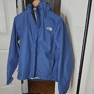 The North Face Azure Blue Hooded Jacket